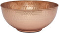 GoCraft Pure Copper Mixing Bowl with Hammered Finish for Salad  Egg Beating  Decorative & Kitchen Serving Purposes - 7.5" (Medium)