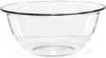 Red Co. 10.5” Dia Round Clear Glass 3 Qt Mixing Prep and Serving Bowl  Large
