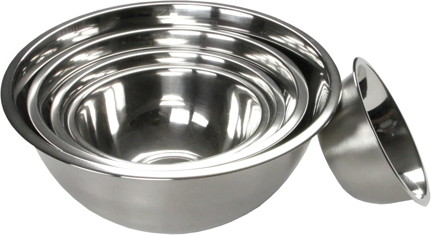 Chef Craft Brushed Mixing Bowl  1.5-Quart  Stainless Steel