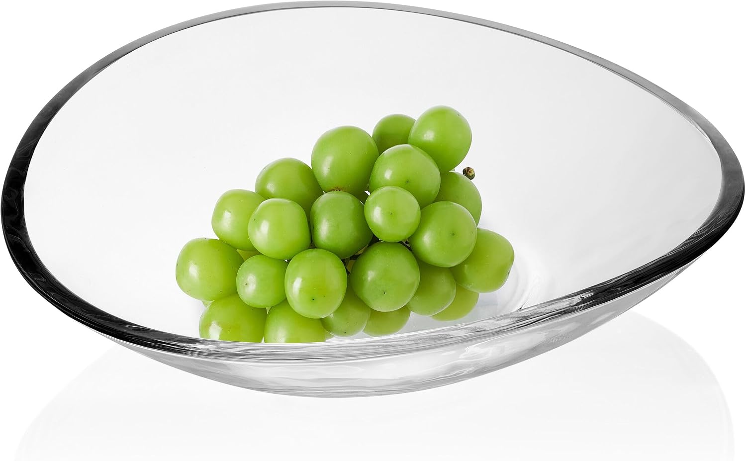 Mikasa Alister Crystal Glass Decorative Centerpiece Bowl  13.25 inch