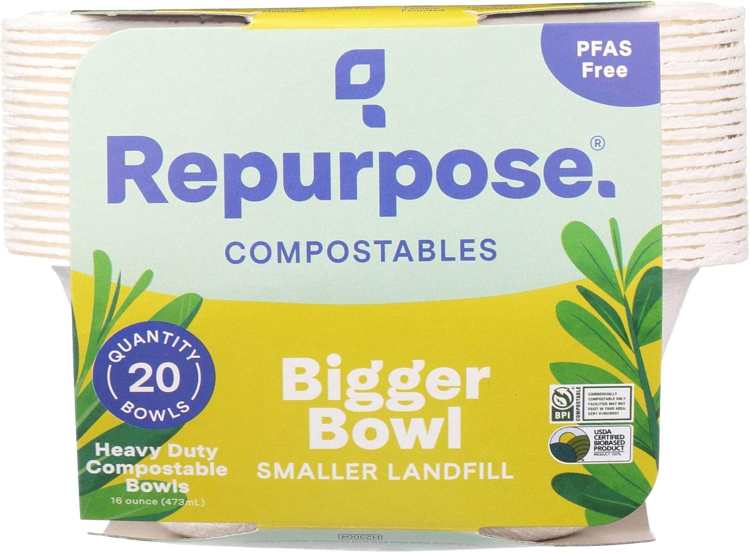 Repurpose  Eco-Bigger Bowls 16 Ounce  20 Count